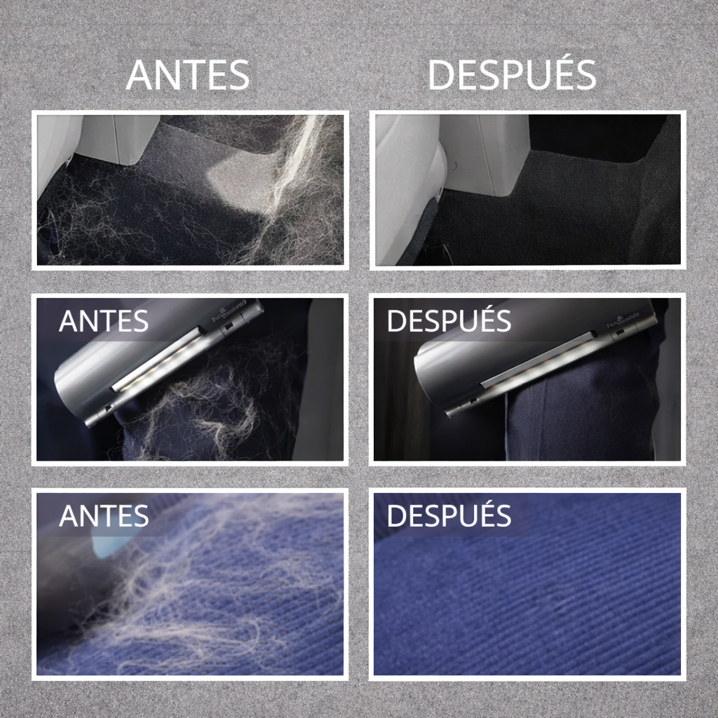 Removedor de pelos reutilizable
